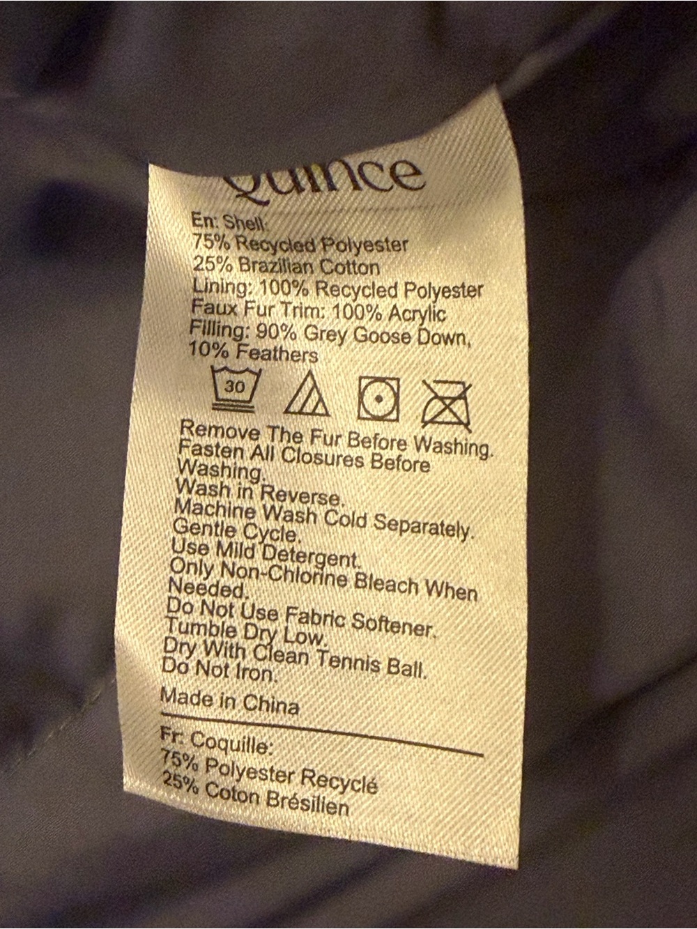QUINCE men’s Responsible Down Hooded Parka - Picture 14 of 16